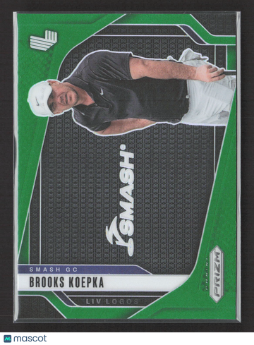 2025 Panini Prizm LIV Golf LIV Logos Brooks Koepka #1 Green /18