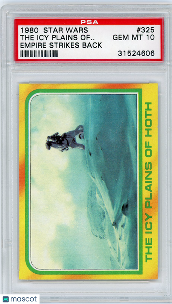 1980 Star Wars Empire Strikes Back The Icy Plains Of.. #325 PSA 10