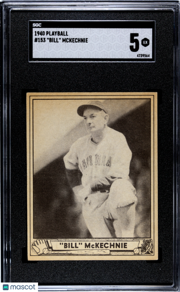 1940 Playball Bill Mckechnie #153 SGC 5