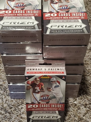 15 2019 Prizm NFL Football Hanger 
