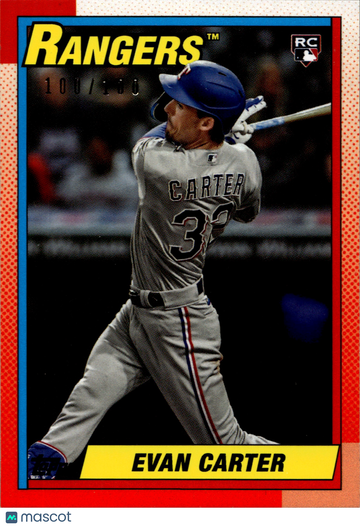 2024 Topps Transcendent Collection Evan Carter #EC-90DP RC