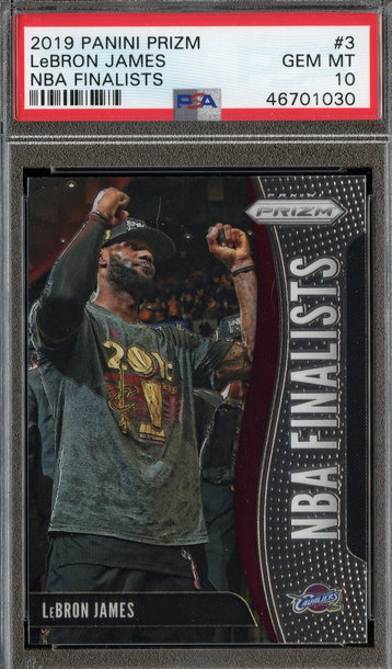 2019 Prizm Finalists #3 LeBron James