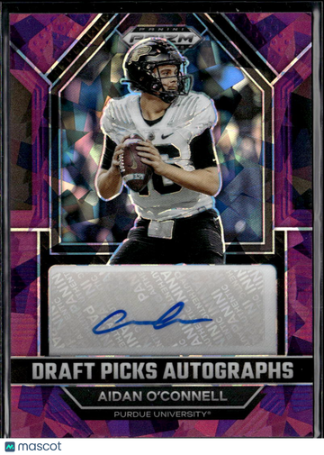 2023 Panini Prizm Draft Picks Aidan O'Connell #DPA-AIO Purple /49