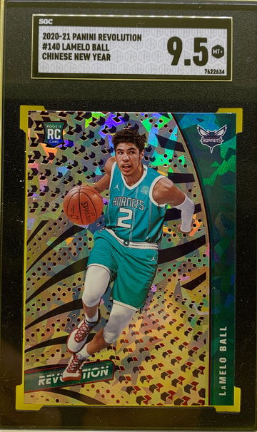 2020 Panini Revolution Chinese New Year LaMelo Ball RC SGC 9.5 Gem Mint