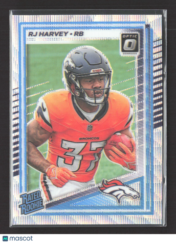 2025 Panini Donruss Optic Prizm RJ Harvey #208 132/300
