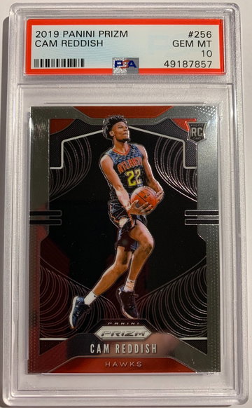 2019-20 Panini Prizm Cam Reddish base PSA 10