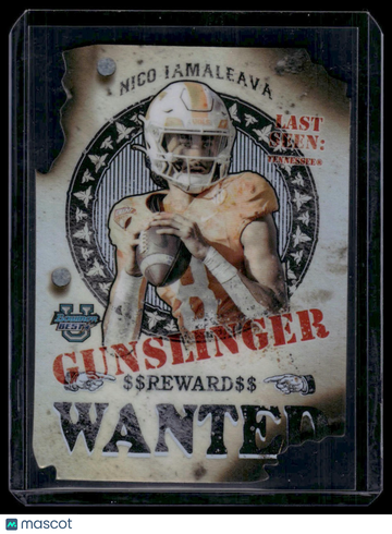 2024 Bowman University Best Nico Iamaleava #GB-16 Gunslingers and Bandits Die Cut