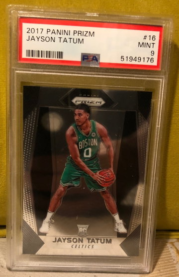 Jayson Tatum 2017 Prizm Rookie PSA 9