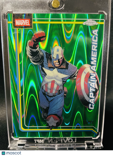 2024 Topps Chrome Marvel Captain America 35/99 #019