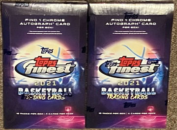 2021 Topps Finest Basketball Box Sealed Lot of 2 New