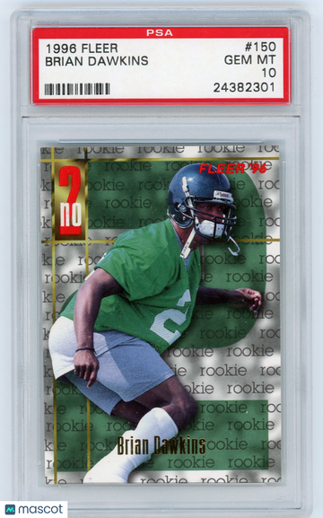 1996 Fleer Brian Dawkins #150 PSA 10