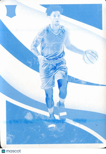 2019 Panini Immaculate Collection Brandon Clarke #95 Cyan Printing Plate /1 Printing Plate