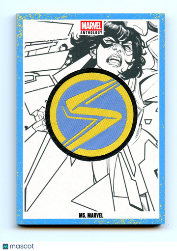 2025 Panini Marvel Anthology Ms. Marvel Manufactured Patch Badge Card #3
