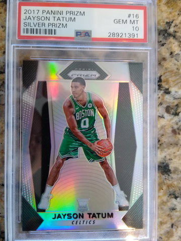 2017 Jayson Tatum Panini Prizm Silver