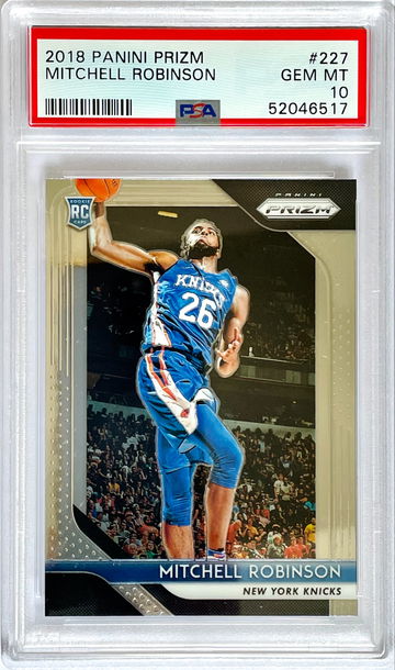 2018 Panini Prizm Mitchell Robinson RC #227 PSA 10 GEM MINT