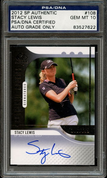 2012 SP Authentic Stacy Lewis Auto PSA 10