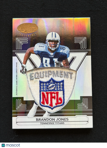 2006 Leaf Certified Brandon Jones NFL Shield