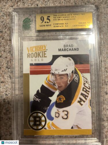 2009-10 Upper Deck Victory Brad Marchand Rookie MNT 9.5