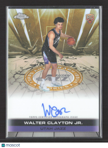 2025 Topps Chrome Basketball Walter Clayton Jr. #TAIR-WCJ /50 RC