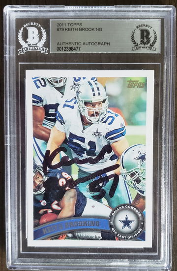 Keith Brookings auto 2011 topps