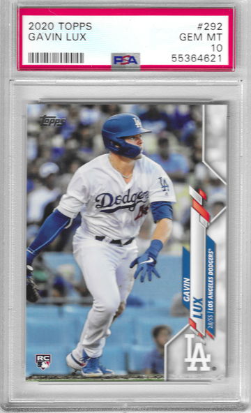 2020 Topps Gavin Lux PSA 10