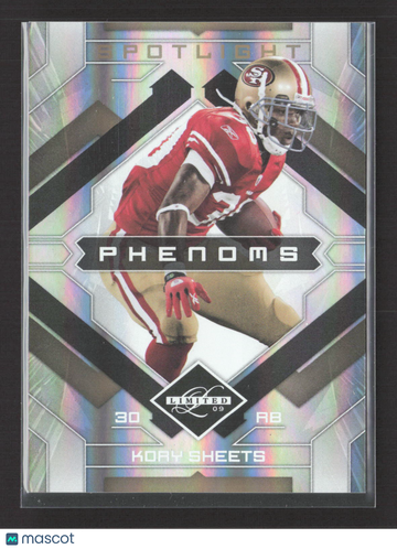2009 Donruss Limited Spotlight Phenoms Kory Sheets #183 Silver