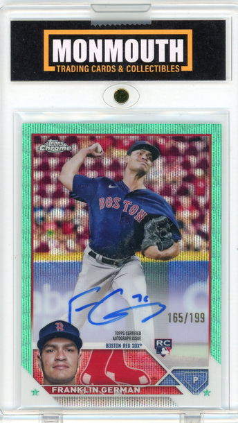 2022 Topps Chrome Franklin German #RA-FG RC Auto /199