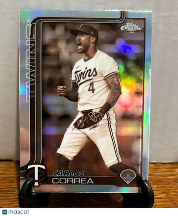 2025 Topps Chrome - Sepia Refractors Carlos Correa #204