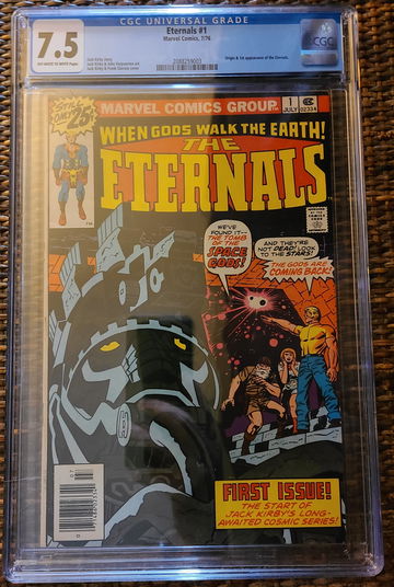 1976 The Eternals #1 Origin & 1ST appearance of The Eternals CGC 7.5 - MARVEL