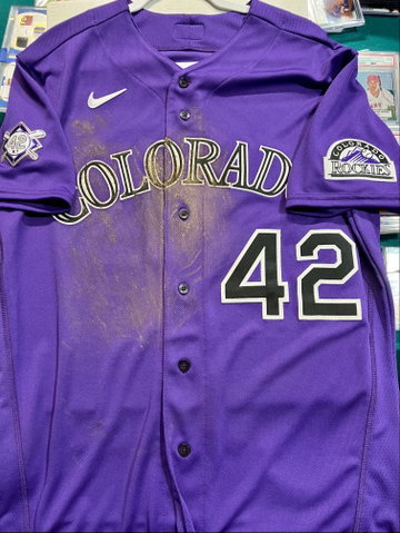 2021 Joshua Fuentes Jackie Robinson Day Game Used Jersey