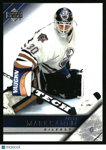 2005-06 Upper Deck Jussi Markkanen #321 Edmonton Oilers