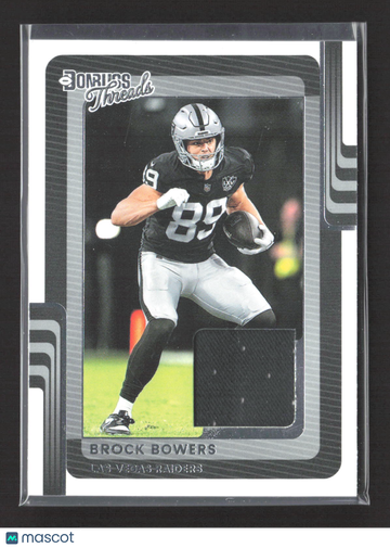 2025 Panini Donruss Threads Brock Bowers #DTH-BBS Memorabilia