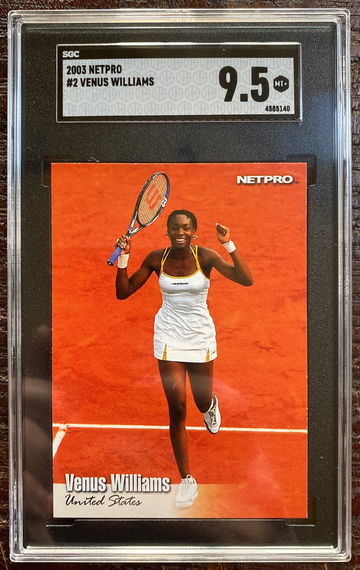 2003 Netpro Venus Williams RC SGC 9.5