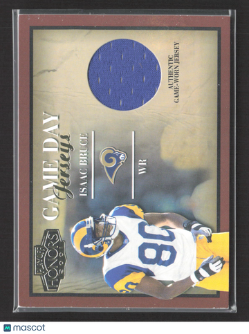 2001 Playoff Honors Game Day Jerseys Isaac Bruce #CD-6 Authentic Game-Worn Jersey