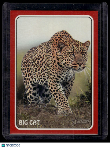2024 Topps Heritage Big Cat #75Z-20 1975 Topps Zoo's Who Stick-Ons Red