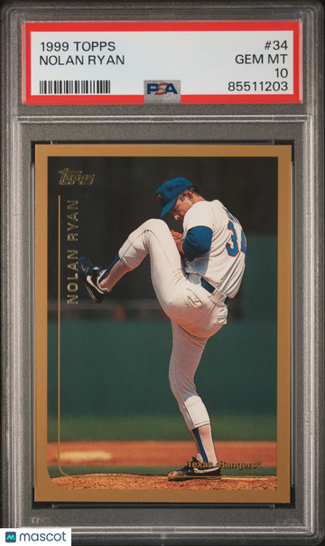 1999 Topps Nolan Ryan #34 PSA 10