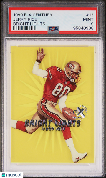 1999 E-X Century Bright Lights Jerry Rice #12 PSA 9