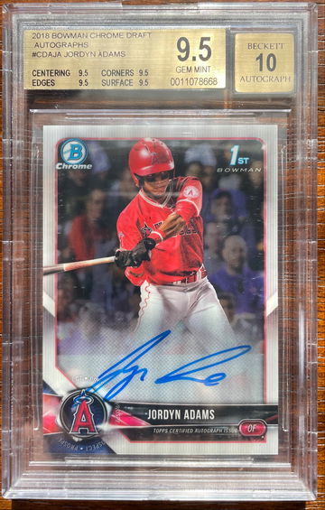 2018 Bowman Chrome Jordyn Adams Auto