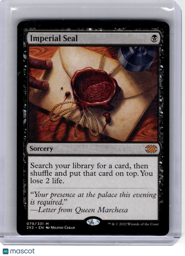 Double Masters 2X2 Imperial Seal Non-Foil Mythic #79