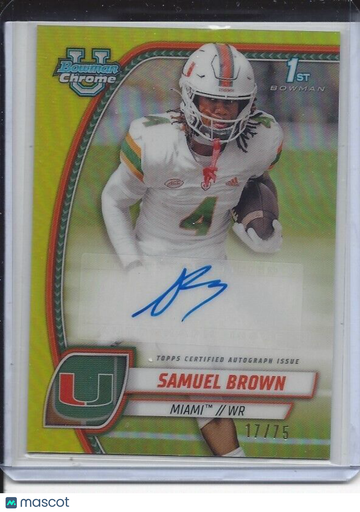 2024 BOWMAN CHROME UNIVERSITY #139