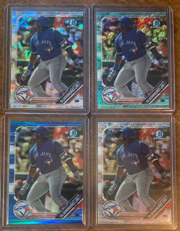 2019 bowman Vladimir Guerrero /125, /150, /299, Atomic