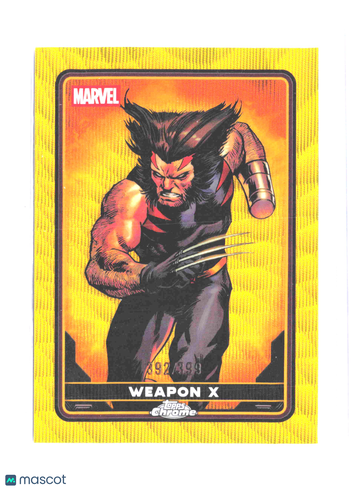 2025 Topps Chrome Marvel Deadpool Wolverine Weapon X Logan 392/399 #16