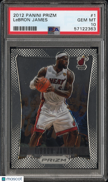 2012 Panini Prizm LeBron James #1 PSA 10