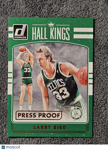 2016 Donruss Hall Kings #30 Larry Bird Press Proof Orange /125