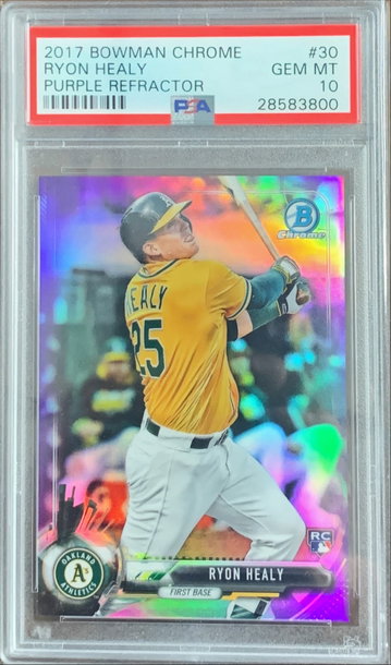 2017 Bowman Chrome RC Purple Refractor 195/250 