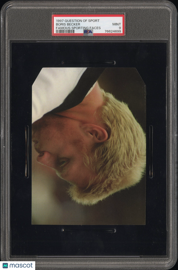 1997 Question Of Sport Famous Sporting Faces Boris Becker Famous Sporting Faces PSA 9