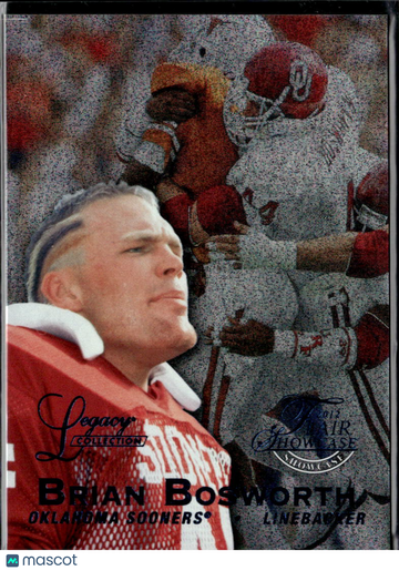 2013 Fleer Retro Flair Showcase Legacy Collection Brian Bosworth #FL-32