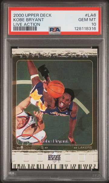 2000 Upper Deck Live Action Kobe Bryant #LA6 PSA 10