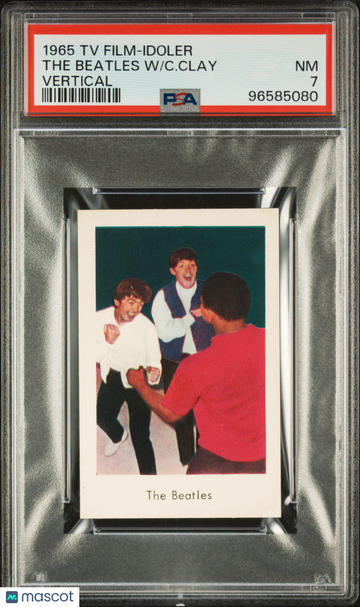 1965 Popbilder TV-Film-Idoler-Mjukare Papp The Beatles Muhammad Ali Cassius Clay PSA 7