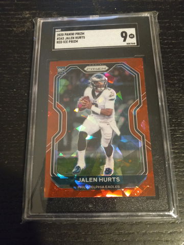 Jalen Hurts Red Ice Prizm Rookie 